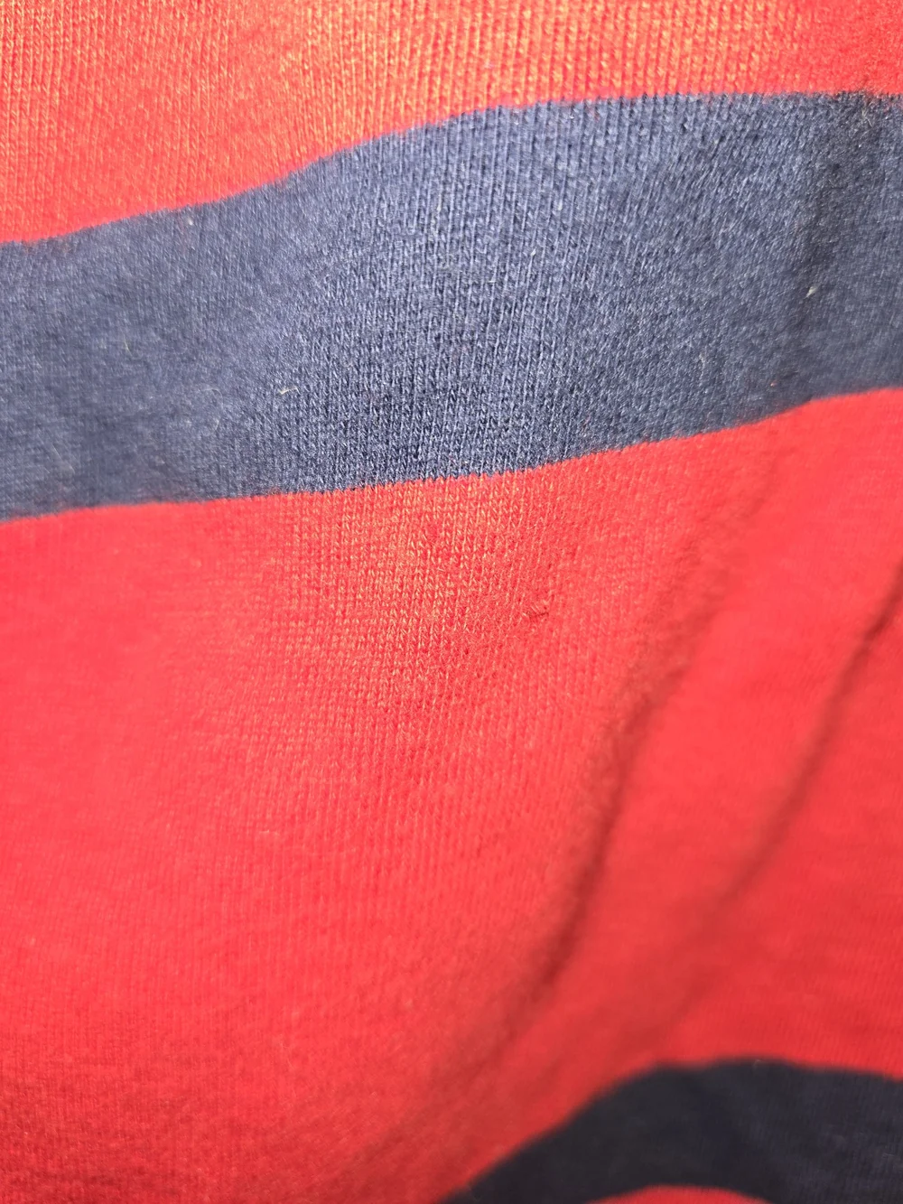 Polo by Ralph Lauren Red & Navy Striped Rugby Shirt